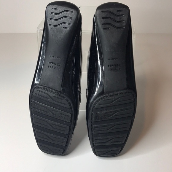 Stuart Weitzman Black Patent Leather Driving Shoe - Picture 4 of 7